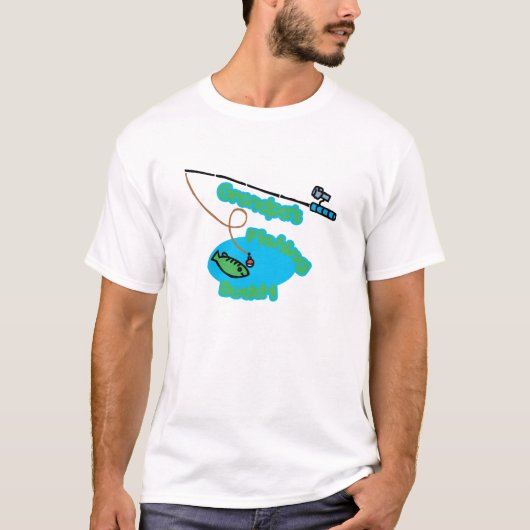 Das Fischen-Freund des Großvaters T-Shirt (Vorderseite)