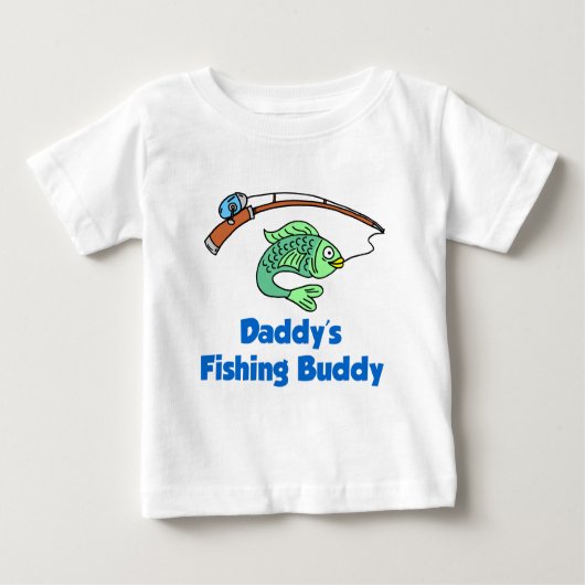 Das Fischen-Freund des Vatis Baby T-shirt (Vorderseite)