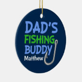 Das Fischen-Freundjungenverzierung des Name-Vaters Keramik Ornament (Rechts)