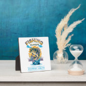 Das Fischen geschieht. Whiskey hilft! Fotoplatte (InSitu)