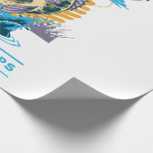 Das Fischen geschieht. Whiskey hilft! Geschenkpapier (Ecke)