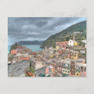 Das Fischerdorf Vernazza, Cinque Terre, Ita Postkarte