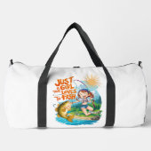 Das Fischerei-Genie Duffle Bag (Vorderseite)
