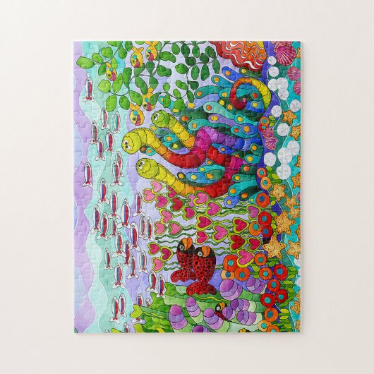Das Fish Garden Puzzle (Vertikal)