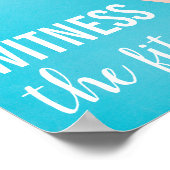 Das Fitnessstudio Fitness steht für Fitness-Slogan Poster (Ecke)