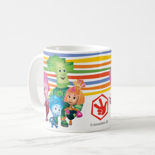 Das Fixies | die Fixie Familie Kaffeetasse (Vorderseite Links)