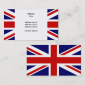 Das Flag Gewerkschaft Visitenkarte (Vorne/Hinten)