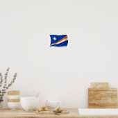 Das Flag-Poster der Marshallinseln drucken Poster (Küche)