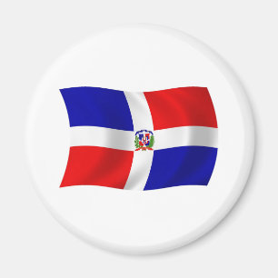 Das Flaggenmagnet der Dominikanischen Republik Magnet
