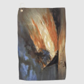 Das Flaggschiff des Zivilen Krieges gegen das Feue Golfhandtuch (Vorderseite)