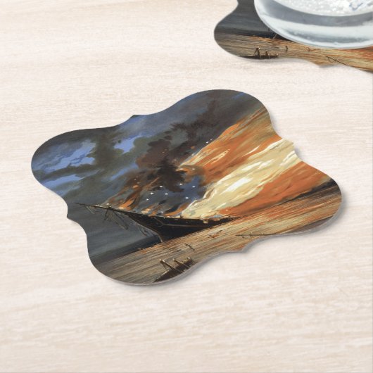 Das Flaggschiff des Zivilen Krieges gegen das Feue Untersetzer (angewinkelt)