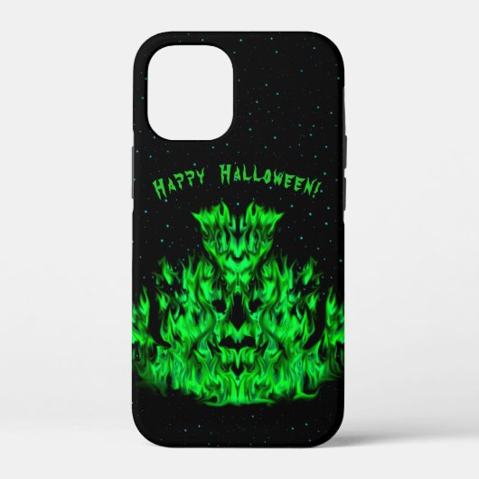 Das Flammenmonster im Sternenhimmel Case-Mate iPhone Hülle (Rückseite)
