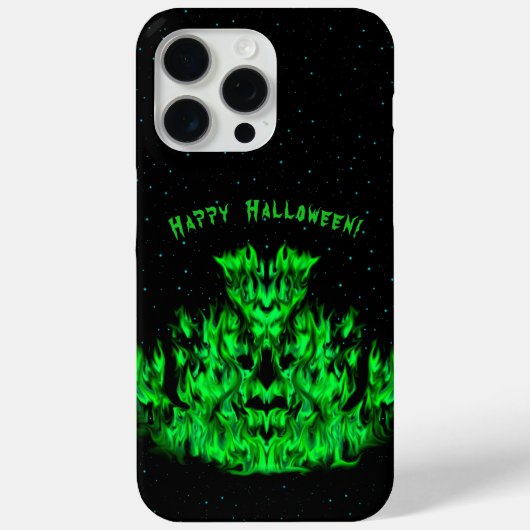 Das Flammenmonster im Sternenhimmel Case-Mate iPhone Hülle (Rückseite)