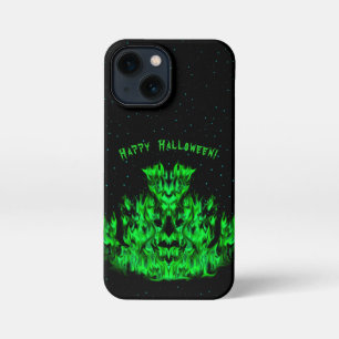 Das Flammenmonster im Sternenhimmel iPhone 13 Mini Hülle