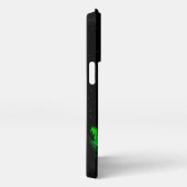 Das Flammenmonster im Sternenhimmel iPhone Hülle (Rechte Seite)