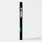 Das Flammenmonster im Sternenhimmel iPhone Hülle (Linke Seite)