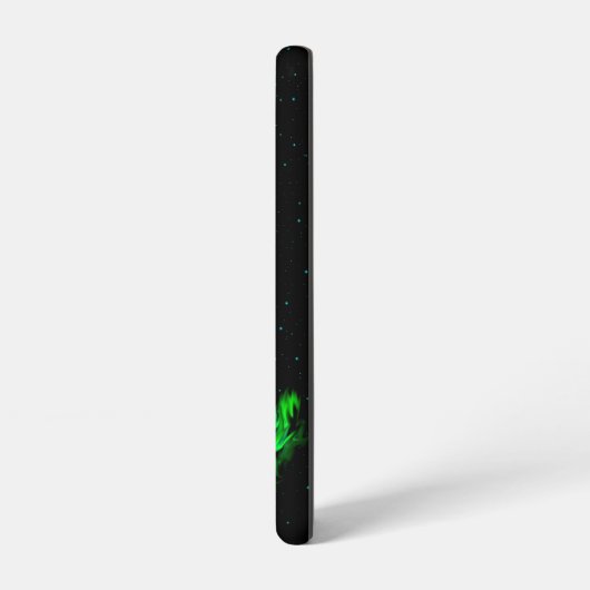 Das Flammenmonster im Sternenhimmel Samsung Galaxy Hülle (Linke Seite)