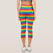 Das Flash-Rainbow-Logo Capri Leggings (Rückseite)