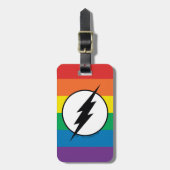 Das Flash-Rainbow-Logo Gepäckanhänger (Vorderseite vertikal)
