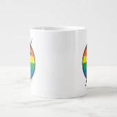 Das Flash Rainbow-Logo Jumbo-Tasse (Vorderseite)