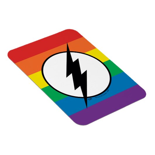 Das Flash-Rainbow-Logo Magnet (Rechte Seite)