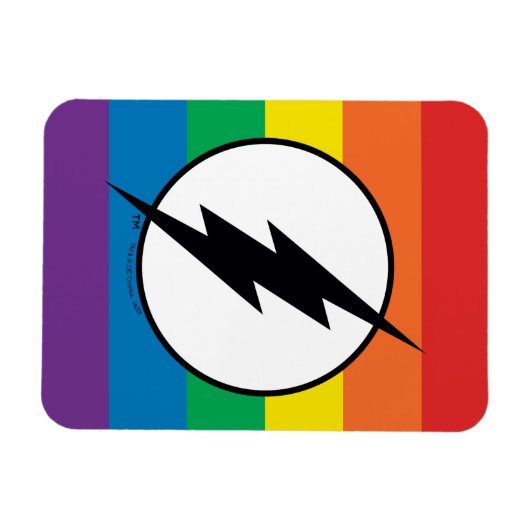Das Flash-Rainbow-Logo Magnet (Horizontal)