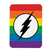 Das Flash-Rainbow-Logo Magnet (Vertikal)