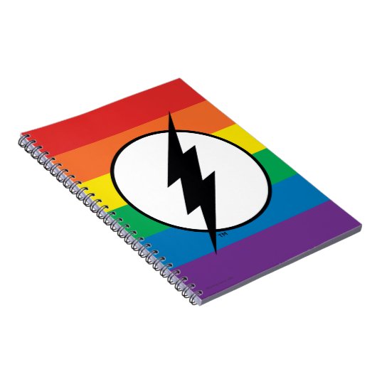 Das Flash-Rainbow-Logo Notizblock (Rechte Seite)