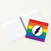Das Flash-Rainbow-Logo Notizblock (Innenseite)