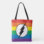 Das Flash-Rainbow-Logo Tasche (Rückseite)