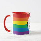 Das Flash-Rainbow-Logo Tasse (Links)