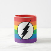 Das Flash-Rainbow-Logo Tasse (Zentrum)