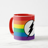 Das Flash-Rainbow-Logo Tasse (Vorderseite Links)