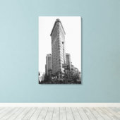 Das Flatiron-Gebäude (Foto) Leinwanddruck (Insitu (Holzboden))
