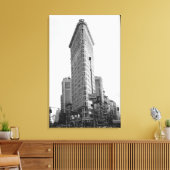 Das Flatiron-Gebäude (Foto) Leinwanddruck (Insitu (Wohnzimmer))