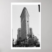 Das Flatiron-Gebäude (Foto) Poster (Vorne)