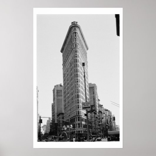 Das Flatiron-Gebäude (Foto) Poster (Vorne)