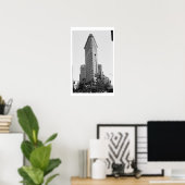 Das Flatiron-Gebäude (Foto) Poster (Heimbüro)