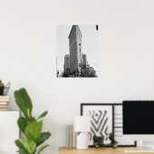 Das Flatiron-Gebäude (Foto) Poster (Heimbüro)