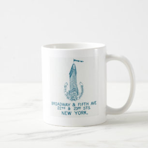 Das Flatiron Restaurant der 1910 NYC Kaffee-Tasse Kaffeetasse