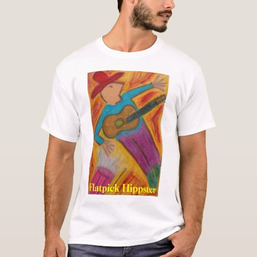 Das Flatpick Hippster T-Shirt (Vorderseite)