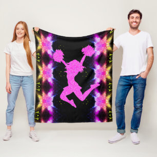 Das Fleece Blanket in lebhaften Farben.