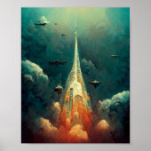 Das Fleet Sci-Fi Art Poster (Vorne)
