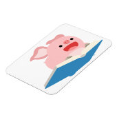 Das flexible Flying Book und Cartoon Pig Magnet (Linke Seite)