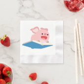Das Fliegbuch und das Schweinepapier Napkins aus d Serviette (Beispiel)