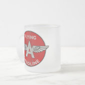 Das Fliegen eines Benzins verrostete Version Mattglastasse (Vorderseite Links)