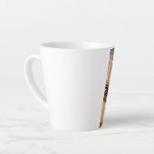 Das fliegende Kamel Latte-Tasse Milchtasse (Linke Ecke)