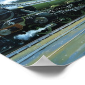 Das fliegende Scotsman-Poster Poster (Ecke)