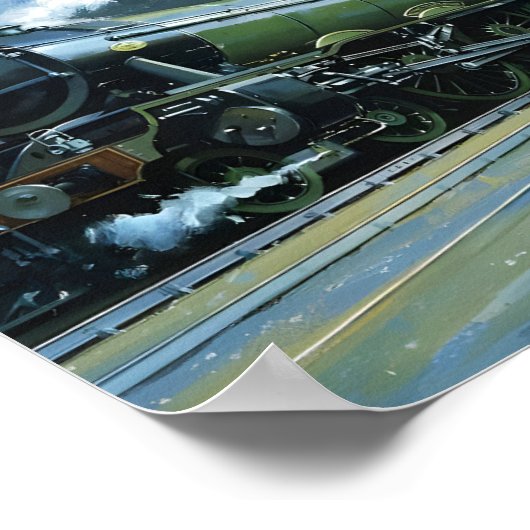 Das fliegende Scotsman-Poster Poster (Ecke)