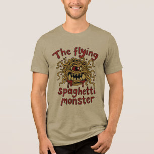 Das fliegende Spaghetti-Monster Tri-Blend Shirt